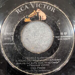 Elvis Presley King Creole Vol 1 45 EP Vinyl Record RCA Victor EPA-4321‎ 1958
